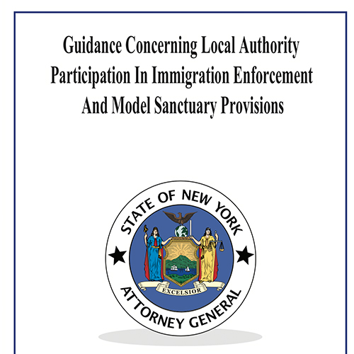 Guidance Concerning Local Authority Participation In Immigration Enforcement and Model Sanctuary Provisions