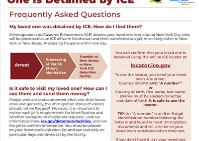 Know Your Rights: Immigration (English, Spanish, Haitian-Creole