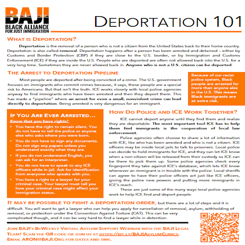 BAJI: Deportation 101 (English)