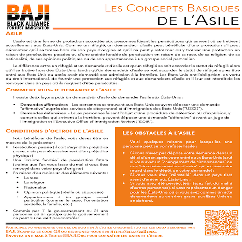 BAJI: Asylum 101 (French)