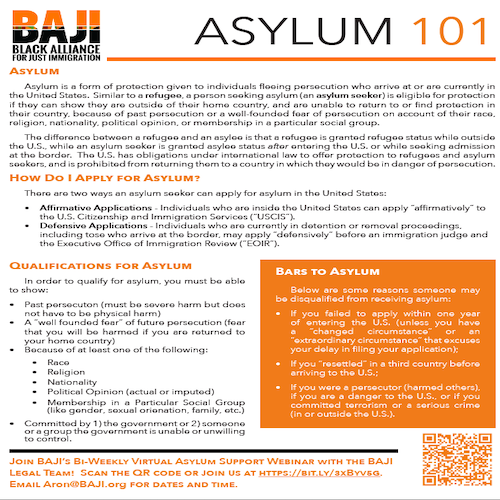 BAJI: Asylum 101 (English)