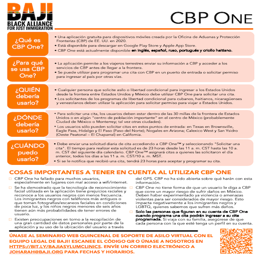 BAJI: CBP One