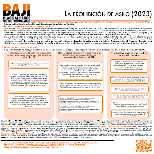 BAJI: La Prohibición de Asilo (2023)