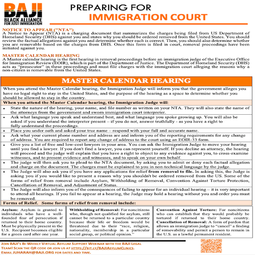 BAJI: Preparing for Immigration Court (English)