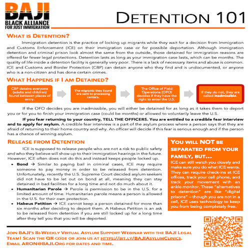 BAJI: Detention 101 (English)