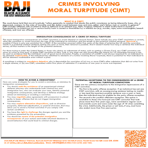 BAJI: Crimes Involving Moral Turpitude (English)