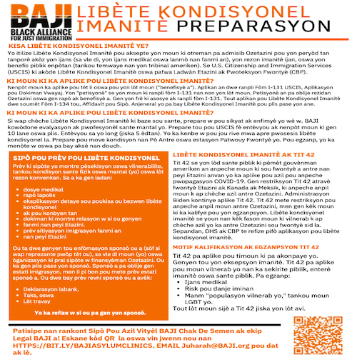 BAJI: Humanitarian Parole Prep (Creole)