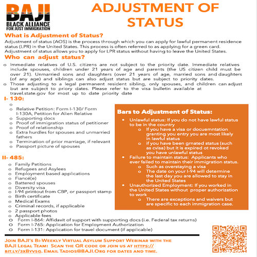 BAJI: Adjustment of Status