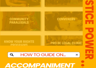 JusticePower – How-to Guide: Accompaniment