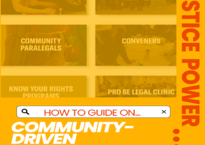 JusticePower – How-to Guide: Community Paralegals