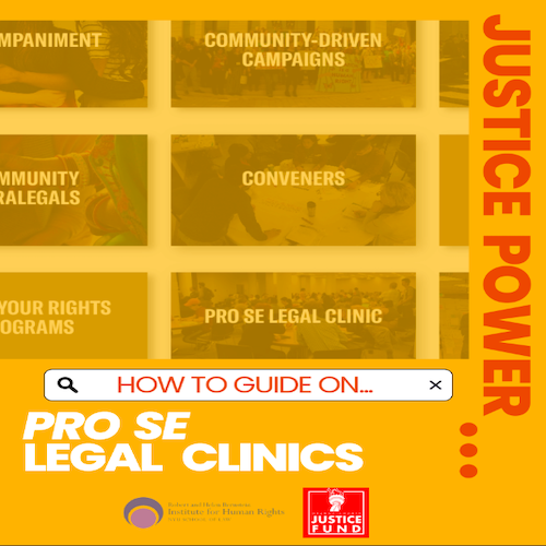 JusticePower – How-to Guide: Por se Legal Clinics